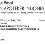 11 Tanggapan PP IAI Terkait Keputusan MK Tentang Pengujian UU No.36 2014 Tentang Kesehatan