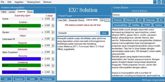 aplikasi bahan tambahan