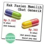 Masihkah Memandang Sebelah Mata Obat Generik?