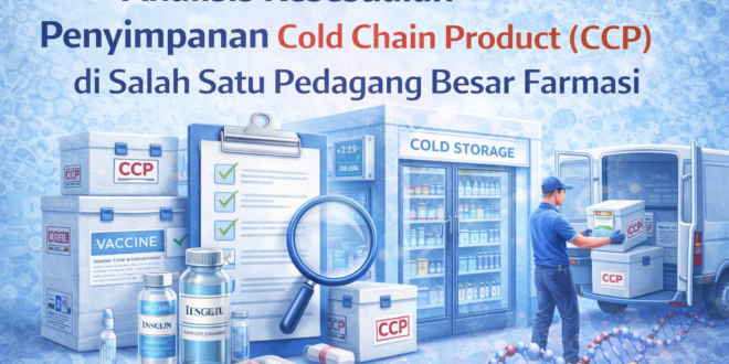 Analisis Kesesuaian Penyimpanan Cold Chain Product (CCP) di Salah Satu Pedagang Besar Farmasi