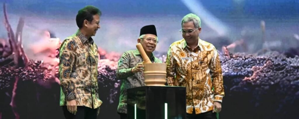 Pembukaan Pameran Hari Kesehatan Nasional ke-59 oleh Wakil Presiden KH Ma'ruf Amin di Assembly Hall, Jakarta Convention Center (JCC) Senayan Jakarta Pusat, Kamis (9/11)